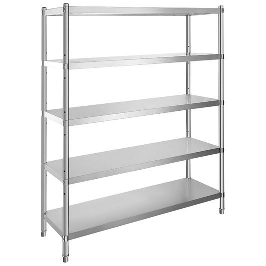 Stainless Steel Multi Shelves 72"