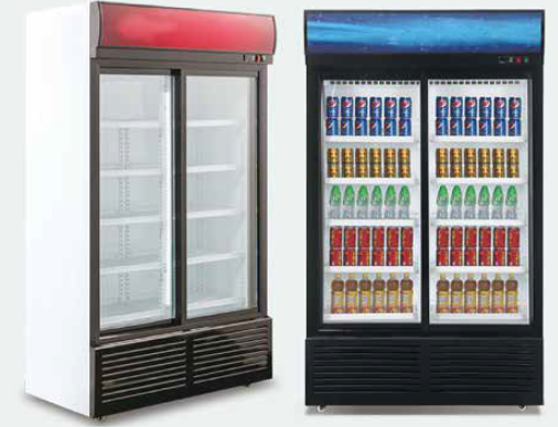 Two Door Sliding Refrigerator