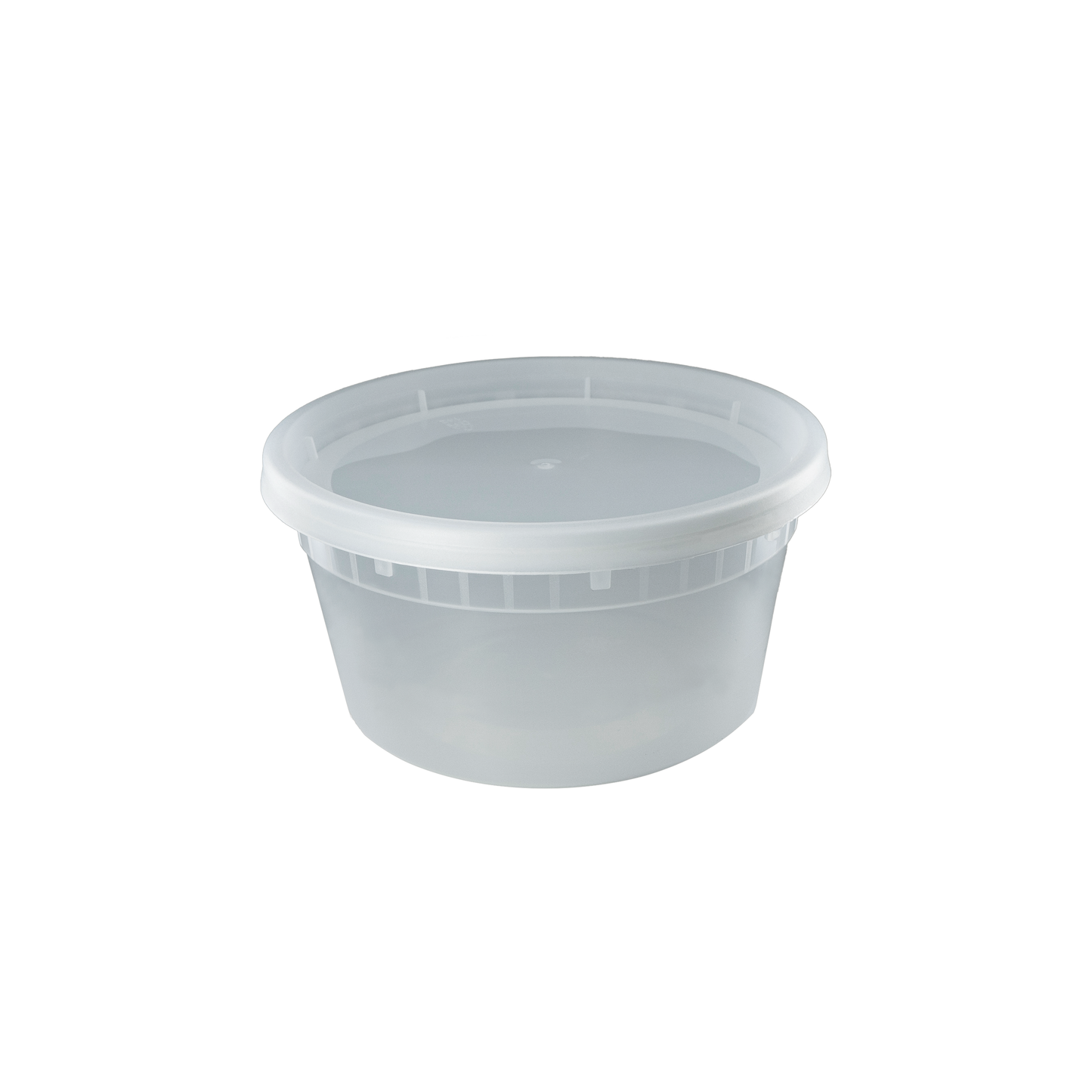 Clear PP Soup Container w/lids 12oz 4.75"0x2.75" 240/cs