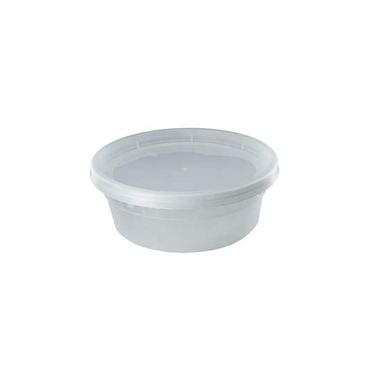 Clear PP Soup Container 8oz 4.75"0x1.75" 240/cs