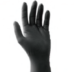 Nitrile Black Powder Free Gloves 1000/cs