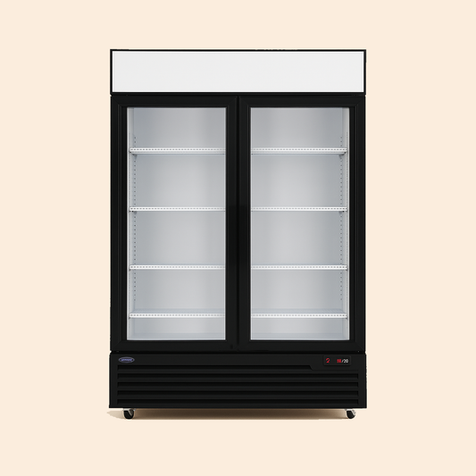 54" Glass Swing Door Merchandiser Refrigerator