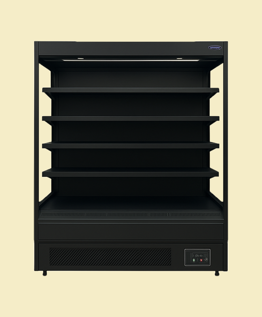 Open Case Merchandiser Stainless Steel 52"